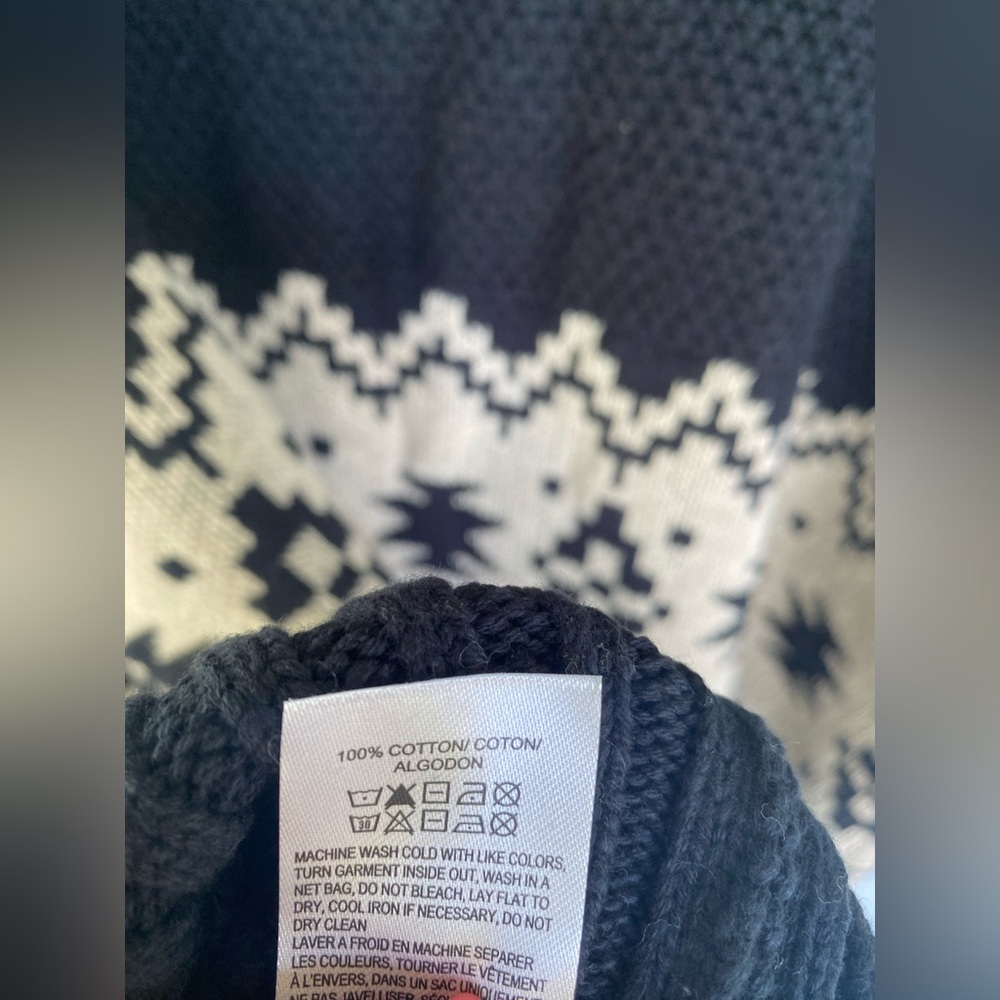 Lucky Brand Jacquard Cotton Cardigan BNWT XXL - Picture 7 of 7